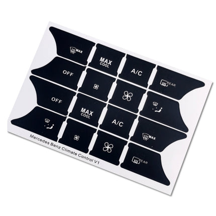 For Mercedes-Benz CLS/C218/SLK/W172/W204/GLK Air Conditioning Button Repair Sticker