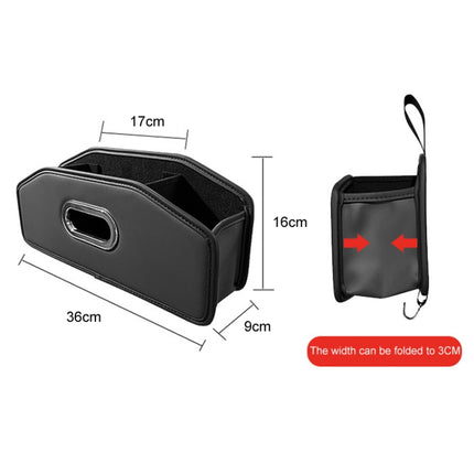 Auto Seatback Organizer Tissue Bag Car Rear Drainage Cup Holder