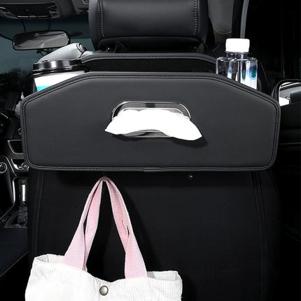 Auto Seatback Organizer Tissue Bag Car Rear Drainage Cup Holder