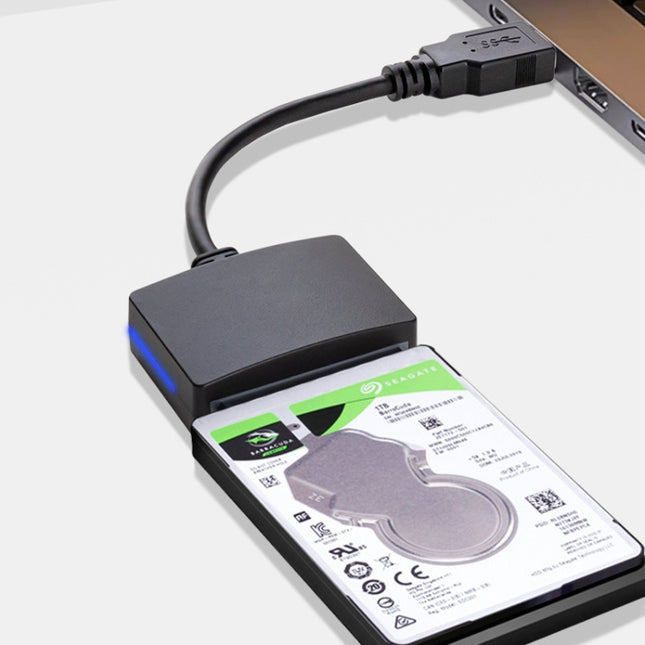 SATA To USB3.0 Easy Drive Cable 2.5 Inch SSD Solid State Drive Universal Connection Cable Converter Reader, SATA To USB3.0