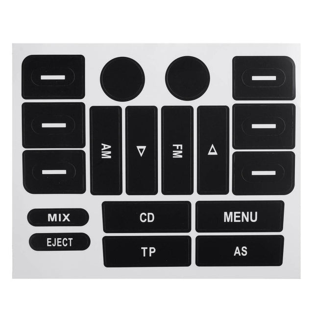 For Volkswagen Golf MK5/Passat RADIO Button Repair Sticker