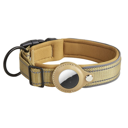 For AirTag 2nd Gen / AirTag 1st Gen Tracker Dog Collar Neoprene Lining Reflective Pet Collar, S, M, L, XL