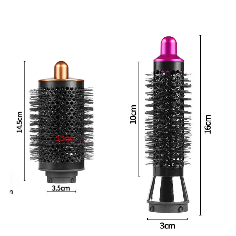 For Dyson Airwrap Curling Iron Accessories, 20mm  Cylinder Comb Rose Red, 20mm  Cylinder Comb Gold, 55mm Cylinder Comb Silver, 55mm  Cylinder Comb Rose Red, 55mm  Cylinder Comb Gold