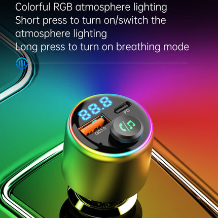48W Car Bluetooth MP3 Player with Fast Charging, BC89