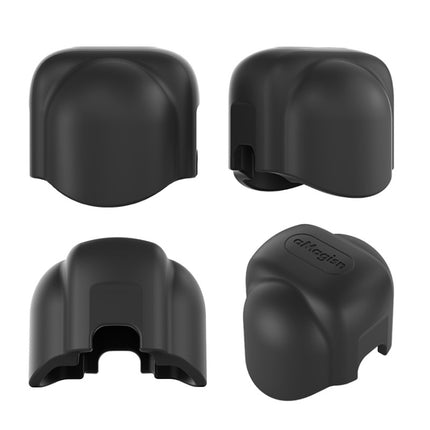 For Insta360 X4 AMagisn Silicone Protective Cover, Body Case + Lens Cover Black, Body Case + Lens Cover Gray, Body Case Black, Body Case Gray, Lens Cover Black, Lens Cover Gray