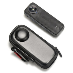 For Insta360 X4 Mini Storage Case PU Bag Sport Camera Protector With Hook, Style 1