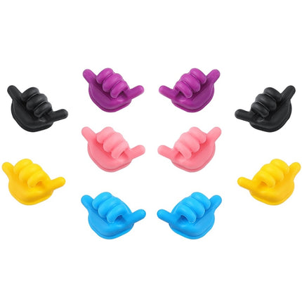 Car Front Storage Hook Desk Organization, Random Color Delivery, 10pcs Small, 5pcs Large