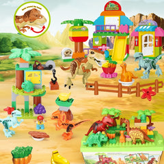 Children Dinosaur Building Block Paradise Large Particle Assembly Household Toys, 294 37pcs /Box, A16 39pcs /Box, 424 39pcs /Box, A10 49pcs /Box, 213 40pcs /Box