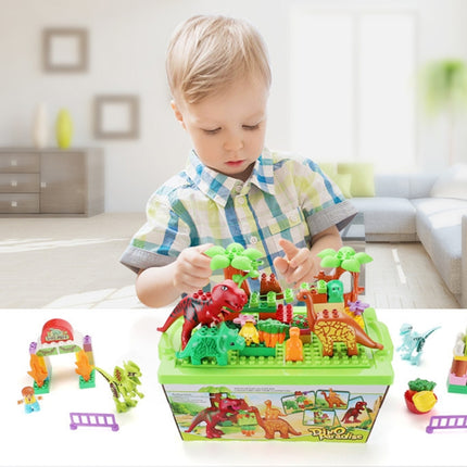 Children Dinosaur Building Block Paradise Large Particle Assembly Household Toys, 294 37pcs /Box, A16 39pcs /Box, 424 39pcs /Box, A10 49pcs /Box, 213 40pcs /Box