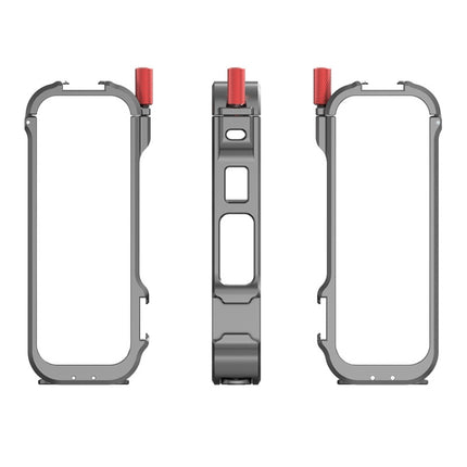 Soporte de expansión de jaula de conejo para cámara de acción con marco de metal Insta360 X4, marco de metal