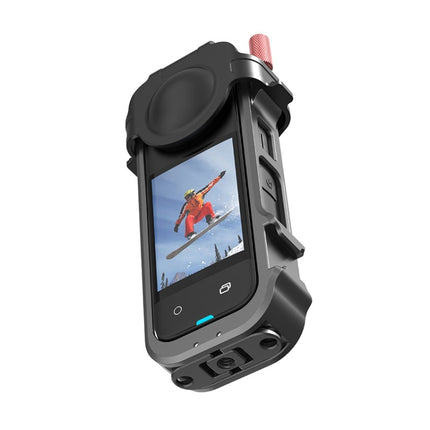 Soporte de expansión de jaula de conejo para cámara de acción con marco de metal Insta360 X4, marco de metal