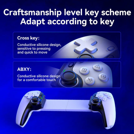 D9 Wireless Phone Stretching Game Controller For Switch / PS3 / PS4, Black, White, Blue, Red