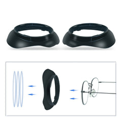 Marco protector de lentes para gafas de realidad virtual Meta Quest 3 para evitar que las gafas rayen las lentes de realidad virtual