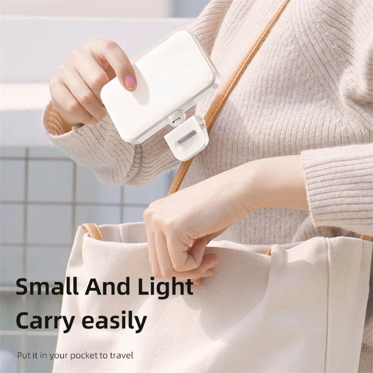 66 LEDs Selfie Fill Light Rechargeable 3 Modes Clip-on Pocket Light For Phone, Laptop, Tablet Meeting, 66 LEDs  White, 66 LEDs  Black