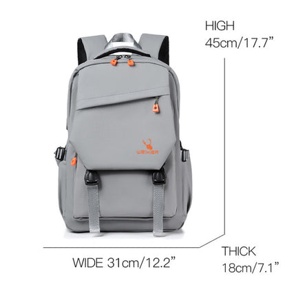 WEIXIER B682 Large Capacity Double Shoulder Backpack Casual Waterproof Travel Bag