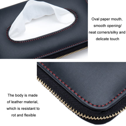Car Sun Visor Skylight Hanging Tissue Box, H055 Black, H053 Beige, H052 Gray, H051 Brown