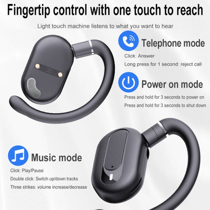 Hanger Type Stereo Outside Sound Bluetooth Earphones With Charging Bin