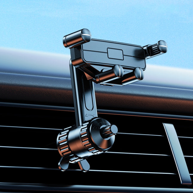 Car Mobile Phone Holder Navigation Air Outlet Support Fixed Bracket, Extension Pole, Triangular Hook, Metal Hook