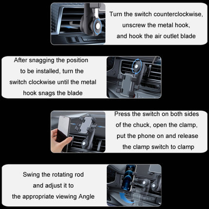 Car Multifunctional 360-degree Rotating Mobile Phone Holder