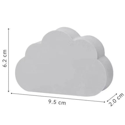 Clouds Type Absorbent Sponge Cleaner Bathroom Washbasin Limescale Preventive Cleaning Brush, Gray