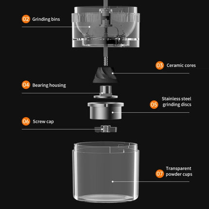 USB Automatic Wireless Electric Portable Coffee Grinder