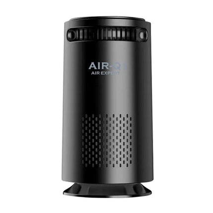 Car Negative Ion Air Purifier Odor Removal Aromatherapy, Black, White