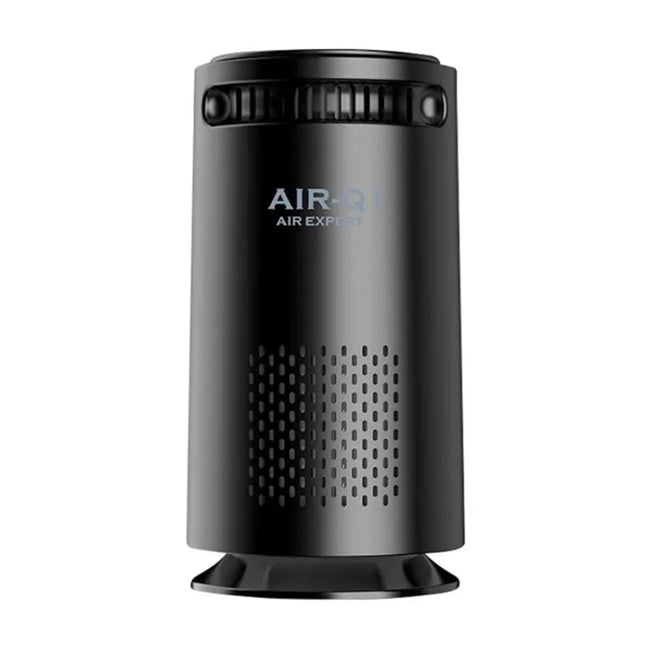 Car Negative Ion Air Purifier Odor Removal Aromatherapy, Black, White