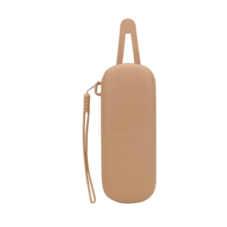 Magnetic Portable With Lanyard Sunglasses Protective Case Silicone Eyeglasses Storage Bag