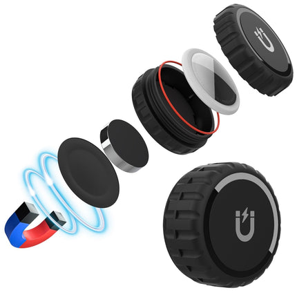 For AirTag 2nd Gen / AirTag 1st Gen PC High-Strength Magnetic Suction Waterproof Protective Cover