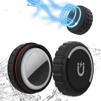 For AirTag 2nd Gen / AirTag 1st Gen PC High-Strength Magnetic Suction Waterproof Protective Cover