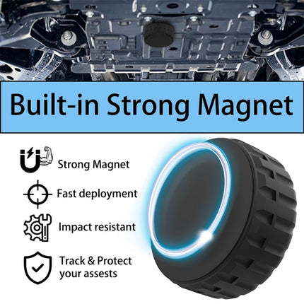For AirTag 2nd Gen / AirTag 1st Gen PC High-Strength Magnetic Suction Waterproof Protective Cover