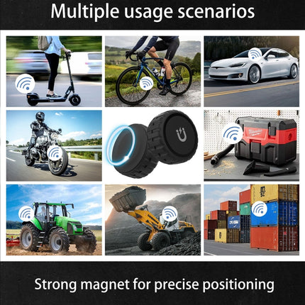 For AirTag 2nd Gen / AirTag 1st Gen PC High-Strength Magnetic Suction Waterproof Protective Cover