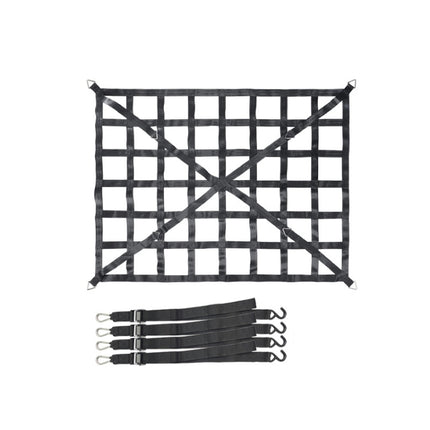 Truck Bed Cargo Net Pickup Bed Netting Strap, 127x106cm, 167x127cm, 208x127cm