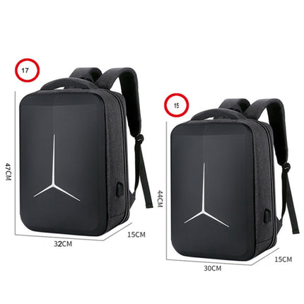 Multifunctional Waterproof Business Sports Laptop Backpack with USB Port, 15 inch, 17 inch