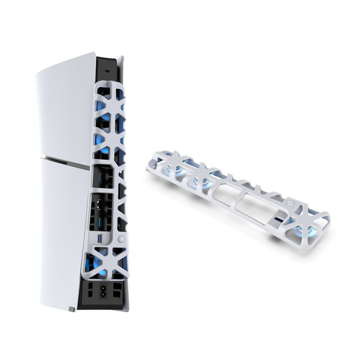 For PS5 Slim DOBE TP5-3538 Host Rear Blu-ray Fan Thermal Cooling Fan, DOBE TP5-3538 (White), DOBE TP5-3538 (Black)