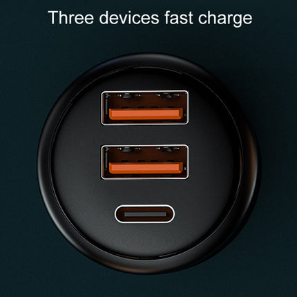 Vehicle Mini Fast Charging Charger Car One To Three Cigarette Lighter, 300W