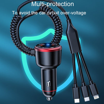 Vehicle Mini Fast Charging Charger Car One To Three Cigarette Lighter, Regular Version, Standard Version, Upgrade Version, Premium Version, Flagship Version, Extreme Version