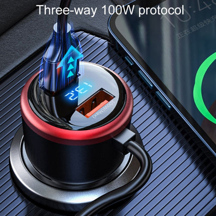 Vehicle Mini Fast Charging Charger Car One To Three Cigarette Lighter, Regular Version, Standard Version, Upgrade Version, Premium Version, Flagship Version, Extreme Version