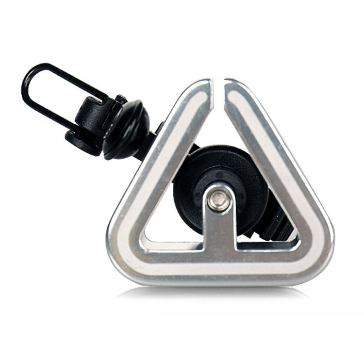N+1 Mountain Bike Bell Universal Triangle Copper Bell, Clip Ring Black, Clip Ring Silver, Rubber Band Black, Rubber Band Silver