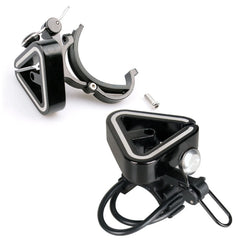 N+1 Mountain Bike Bell Universal Triangle Copper Bell, Clip Ring Black, Clip Ring Silver, Rubber Band Black, Rubber Band Silver