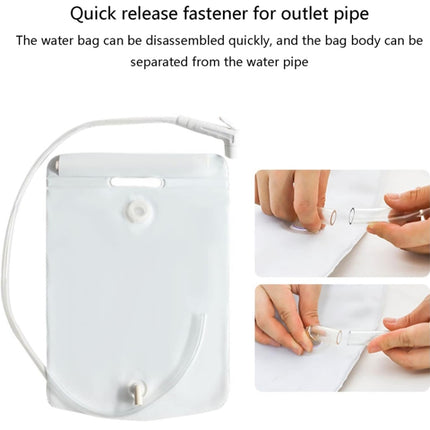 10L Outdoor Camping Portable Folding PVC Bath Water Bag
