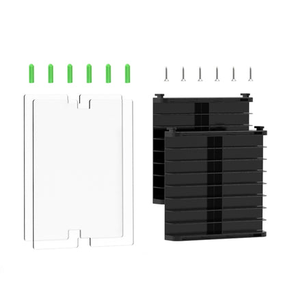 Game Card CD Disk Storage Bracket Wall Mounted Storage CD Case, 32 sheets