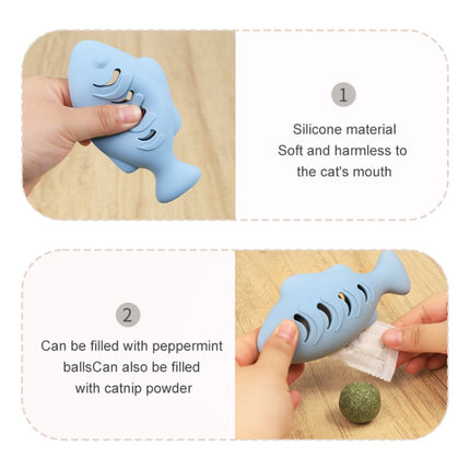 Fish Shape Silicone Cat Toy