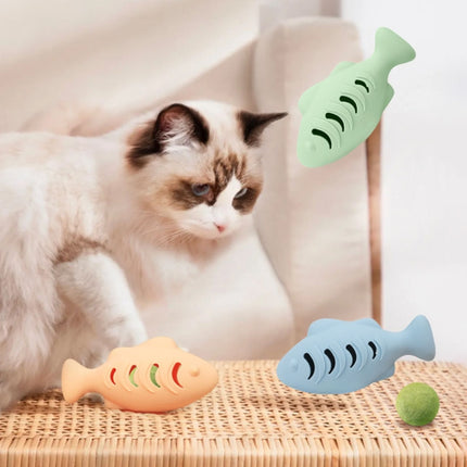 Fish Shape Silicone Cat Toy