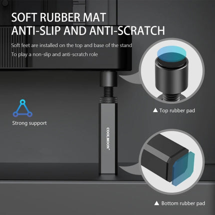 COOLMOON Graphics Card Stand Desktop Computer Graphics Card Vertical Top Support Bracket Screw Telescopic Support Rods