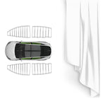 For Tesla Model Y 4pcs White