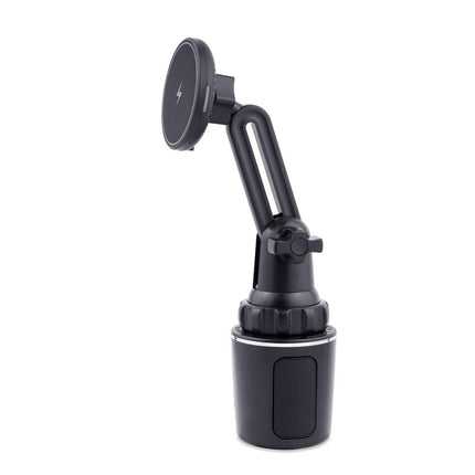 Car Water Cup Holder MagSafe Wireless Charging Bracket, Black