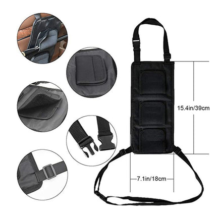 Car Back Seat Fishing Rod Strap Fixed Storage Bag