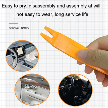 10pcs Driving Recorder Hidden Wire Car Audio Disassembly Assembly Tool, Orange, Black