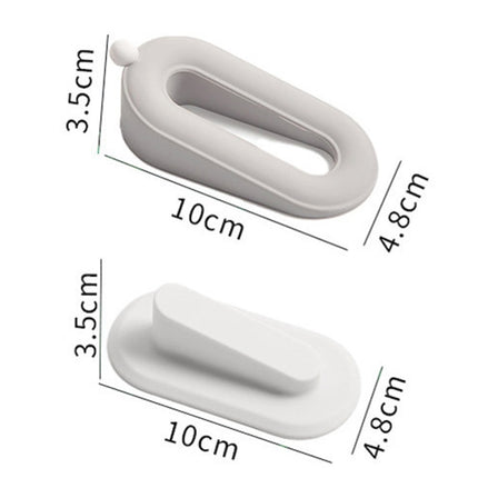Household Hole-Free Fixed Doorstop Anti-Collision Donut Door Stopper
